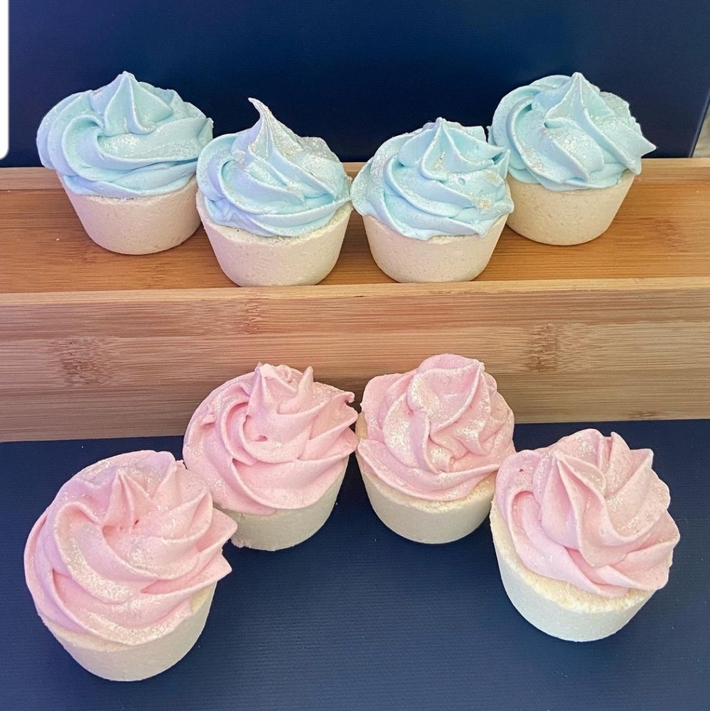 Cupcake bathbombs